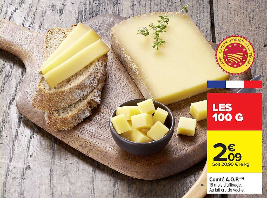 Comté A.O.P. 18 mois d'affinage