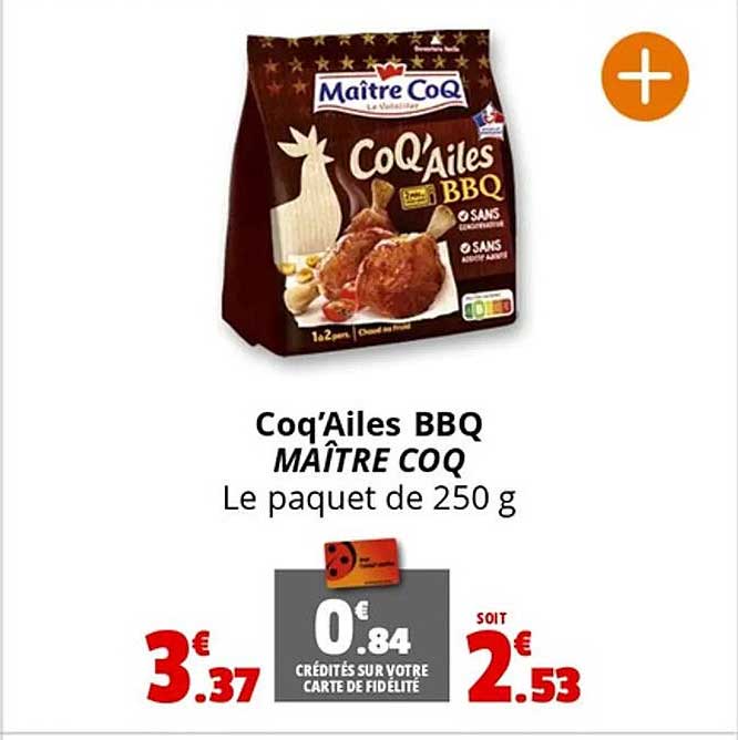 Coq'Ailes BBQ MAÎTRE COQ