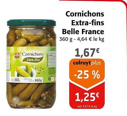 Cornichons Extra-fins Belle France