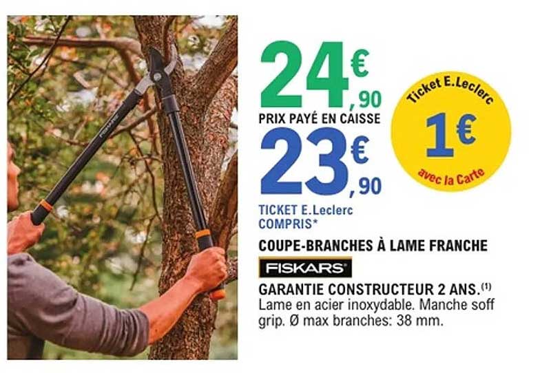 COUPE-BRANCHES À LAME FRANCHE