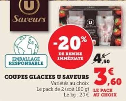 COUPES GLACEES U SAVEURS