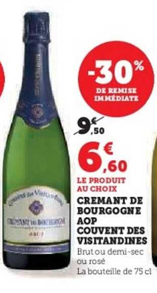 CREMANT DE BOURGOGNE AOP COUVENT DES VISTANDINES