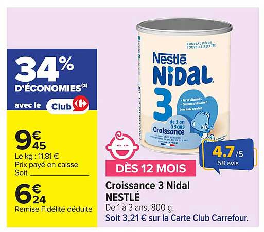 Croissance 3 Nidal NESTLÉ