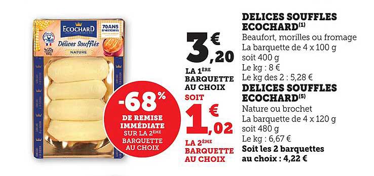 DELICES SOUFFLES ECOCHARDS