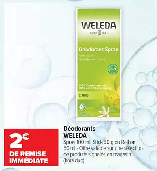 Déodorants WELEDA