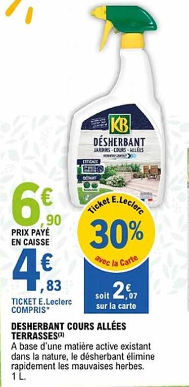 DÉSHERBANT JARDINS - COURS - ALLÉES