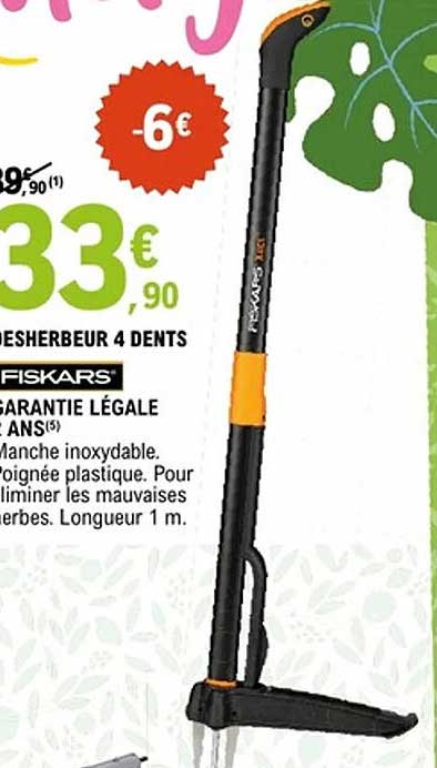 Désherbeur 4 dents