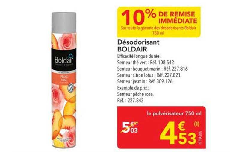Désodorisant BOLDAIR