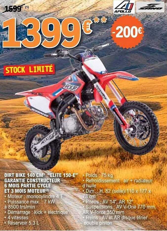 Dirt Bike 140 CM³ "Elite 150-E"