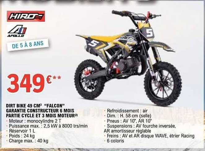 Dirt Bike 49 cm "Falcon"