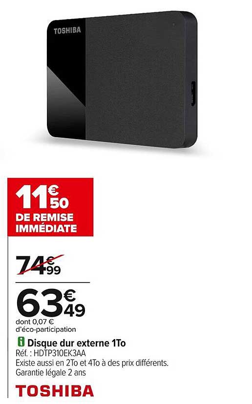 Disque dur externe 1To