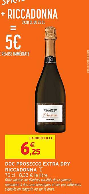 DOC PROSECCO EXTRA DRY RICCADONNA