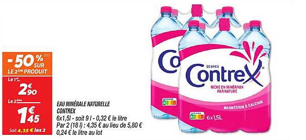 EAU MINÉRALE NATURELLE CONTREX