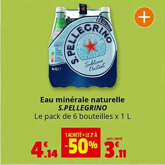 Eau minérale naturelle S.PELLEGRINO
