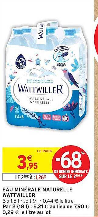 EAU MINÉRALE NATURELLE WATTWILLER