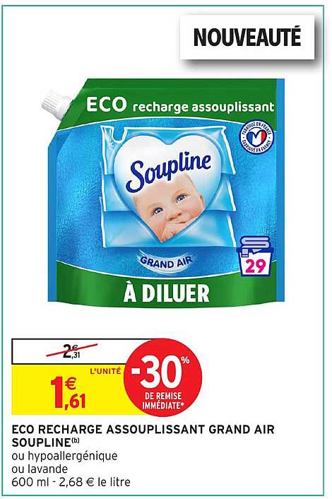 ÉCO RECHARGE ASSOUPLISSANT GRAND AIR SOUPLINE