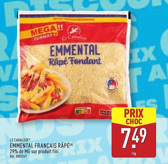 EMMENTAL FRANÇAIS RÂPÉ