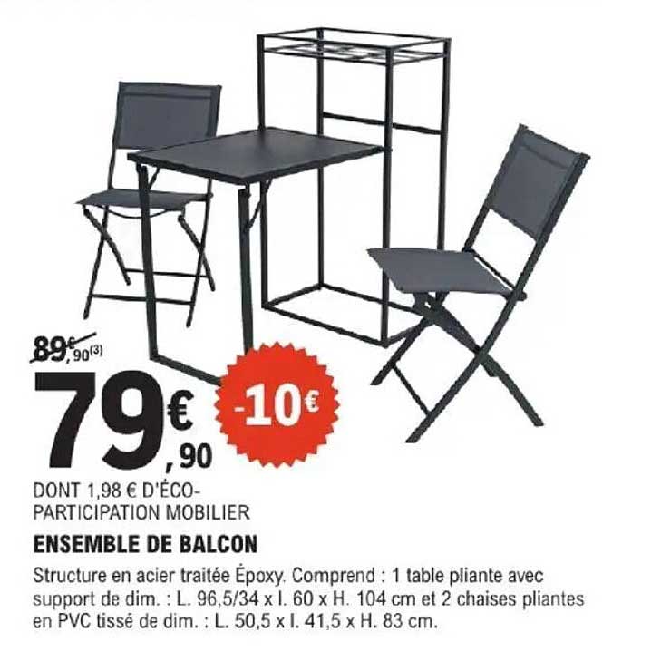 ENSEMBLE DE BALCON
