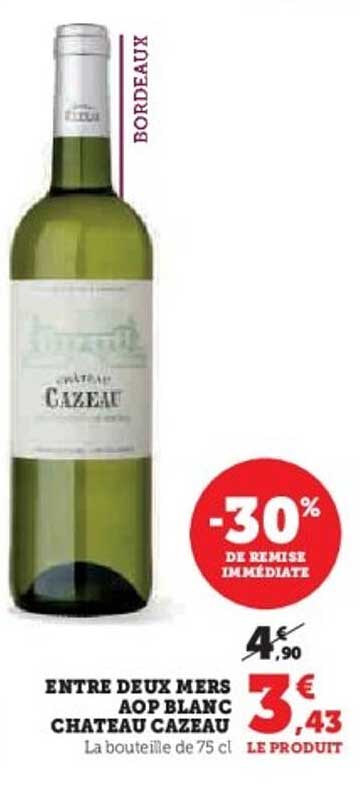 ENTRE DEUX MERS AOP BLANC CHATEAU GAZEAU