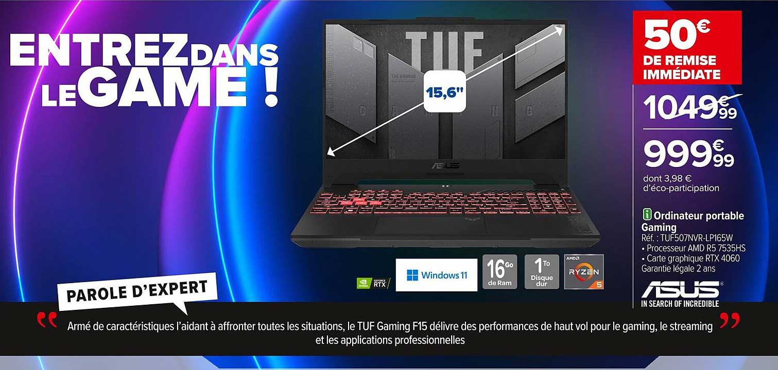 ENTREZ DANS LE GAME !