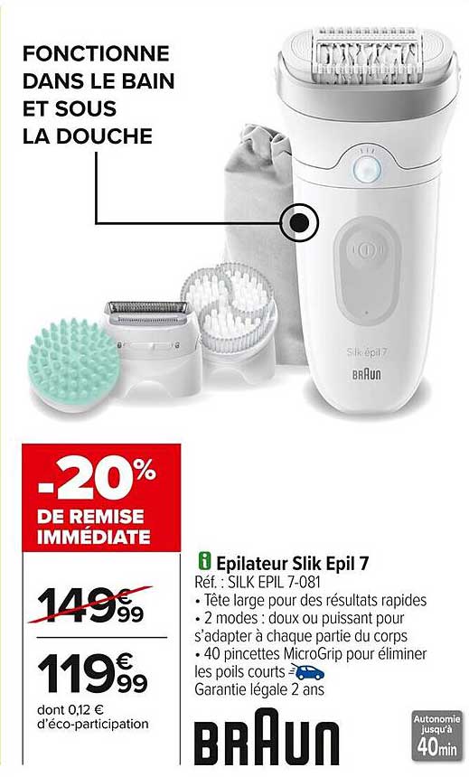 Epilateur Slik Epil 7