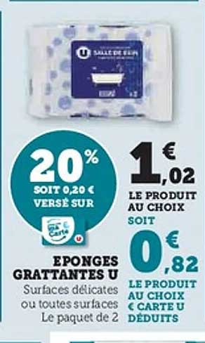 ÉPONGES GRATTANTES U