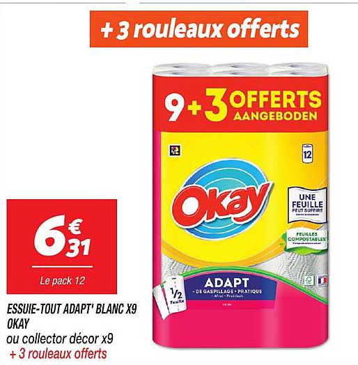 ESSUIE-TOUT ADAPT' BLANC X9 OKAY