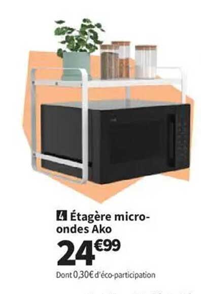 Étagère micro-ondes Ako