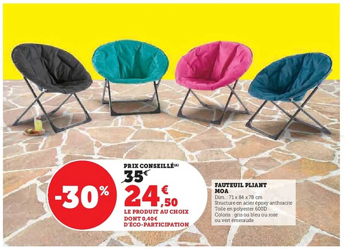 FAUTEUIL PLIANT MOA