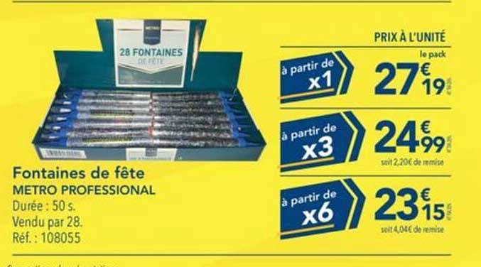 Fontaines de fête