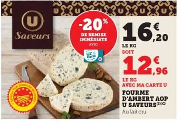 FOURME D'AMBERT AOP U SAVEURS