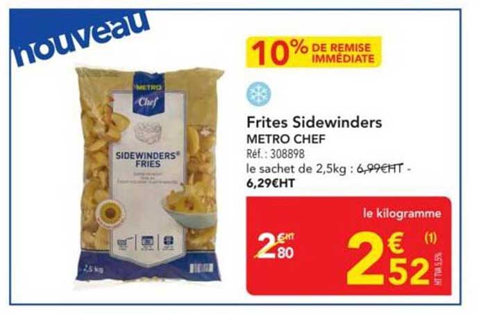 Frites Sidewinders