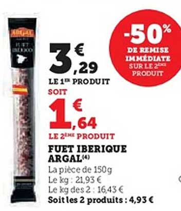 FUET IBERIQUE ARGAL