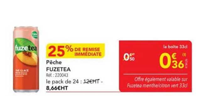 FUZETEA Pêche - 25% de remise immédiate