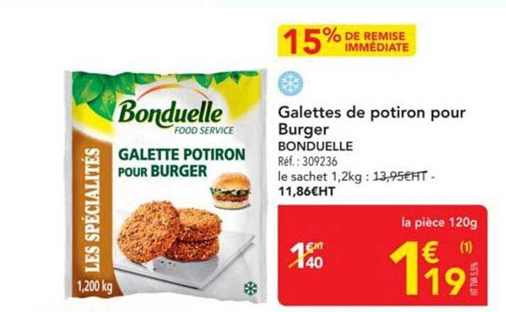 Galettes de potiron pour Burger