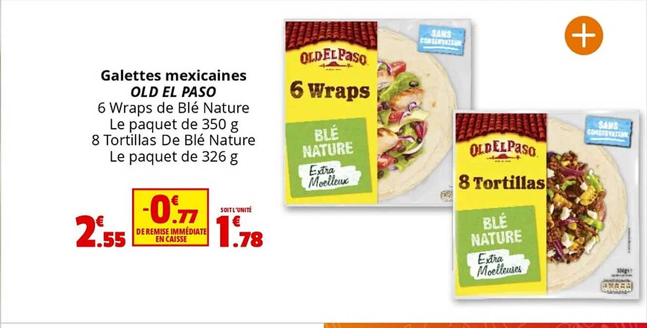 Galettes mexicaines OLD EL PASO