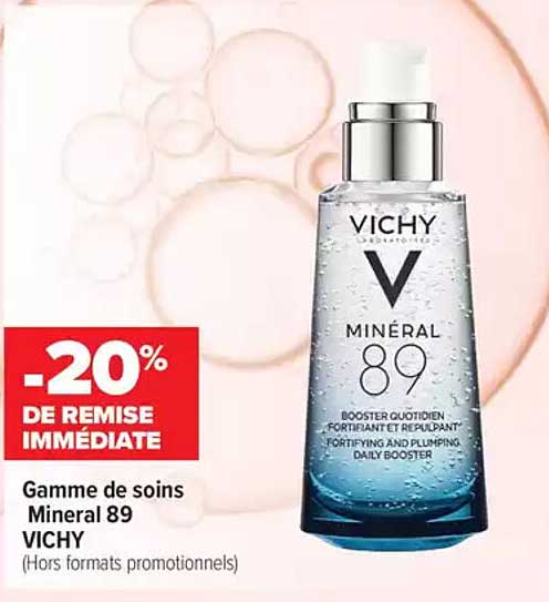 Gamme de soins Mineral 89 VICHY