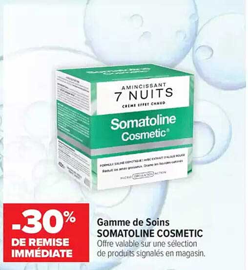 Gamme de Soins SOMATOLINE COSMETIC
