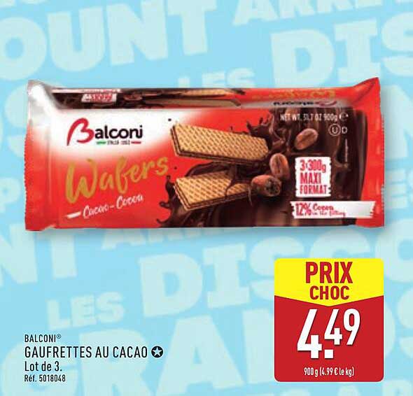 GAUFRETTES AU CACAO