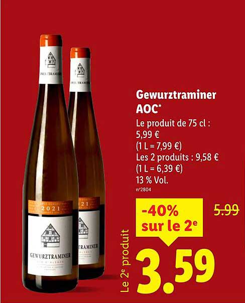 Gewurztraminer AOC*