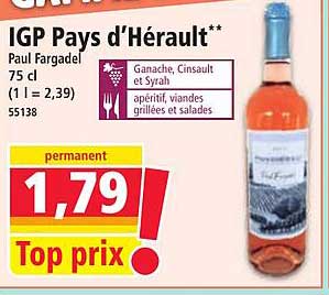 IGP Pays d'Hérault**