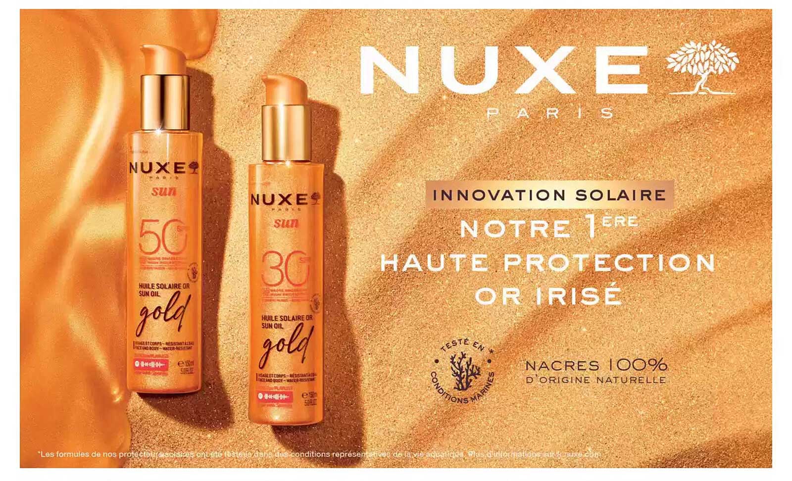 INNOVATION SOLAIRE NOTRE 1ERE HAUTE PROTECTION OR IRISÉ
