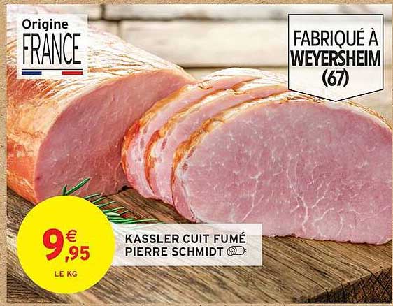 Kassler cuit fumé Pierre Schmidt