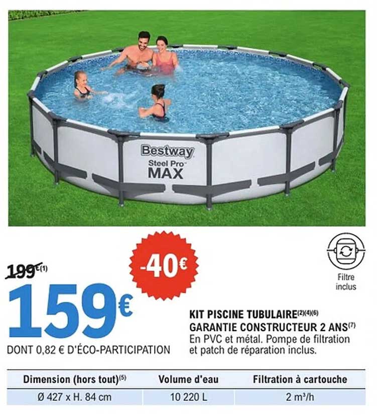 KIT PISCINE TUBULAIRE