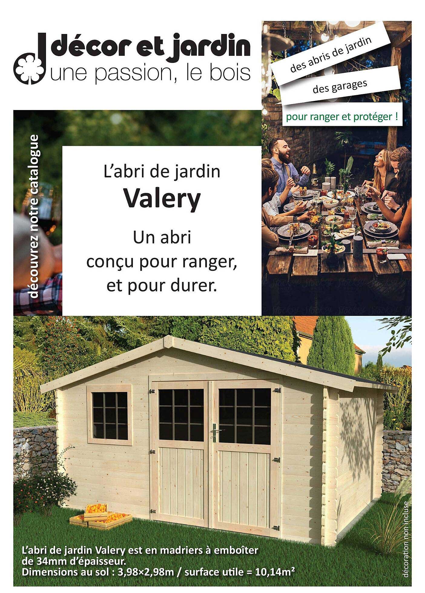 L’abri de jardin Valery