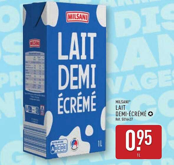 LAIT DEMI-ÉCRÉMÉ