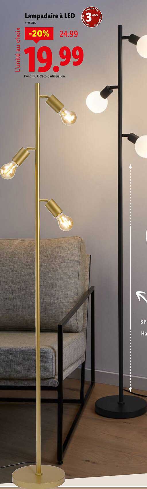 Lampadaire à LED