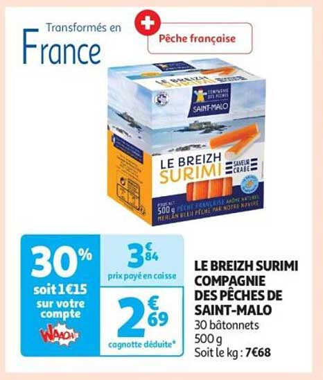 LE BREIZH SURIMI COMPAGNIE DES PÊCHES DE SAINT-MALO