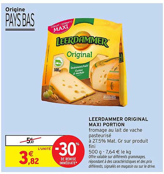LEERDAMMER ORIGINAL MAXI PORTION