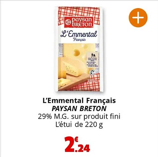 L'Emmental Français PAYSAN BRETON